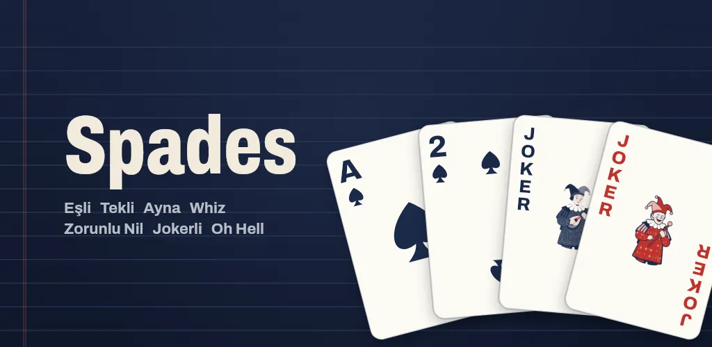 Spades: Klasik Kart Oyunu