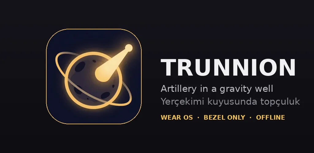 Trunnion: Wear OS Topçu Oyunu