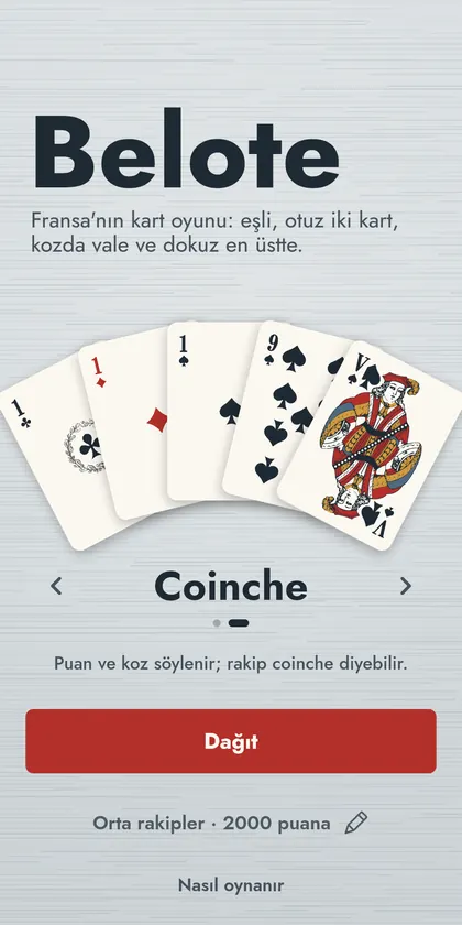 Belote ekran görüntüsü 5