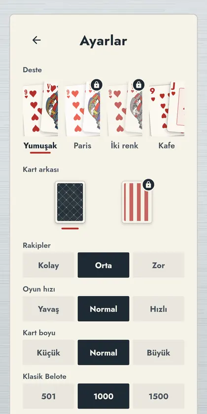 Belote ekran görüntüsü 8