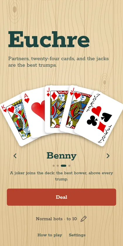 Euchre screenshot 5