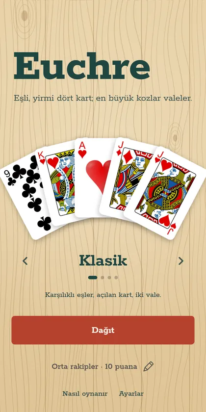 Euchre ekran görüntüsü 2