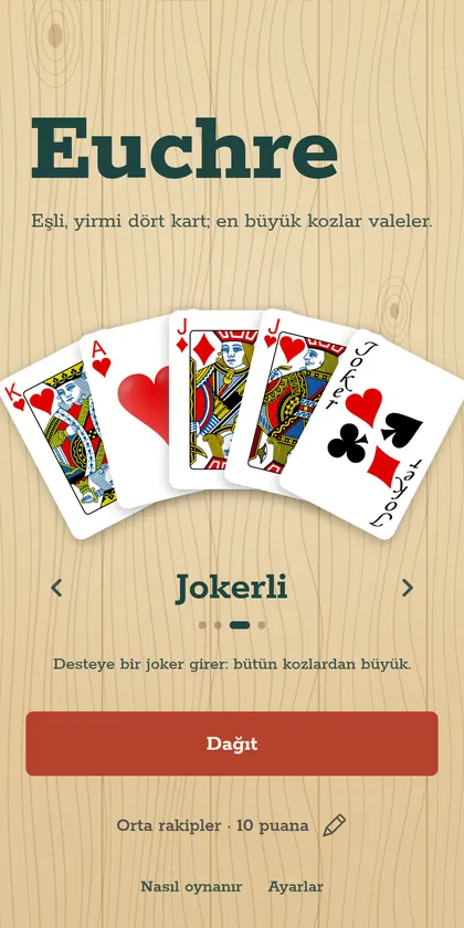 Euchre ekran görüntüsü 5