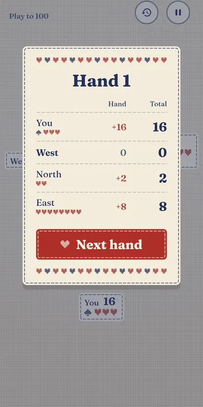 Hearts screenshot 4