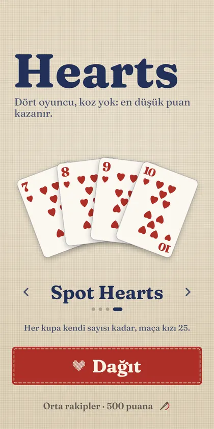 Hearts ekran görüntüsü 5