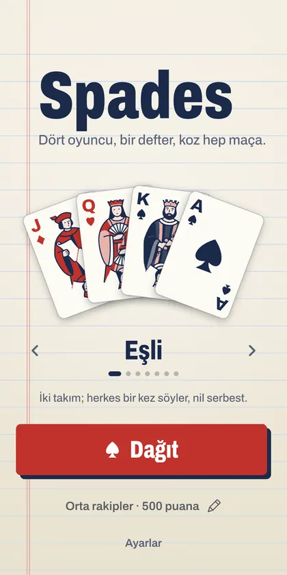 Spades ekran görüntüsü 2