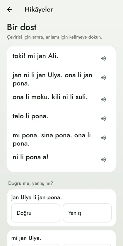 Toki Pona ekran görüntüsü 5